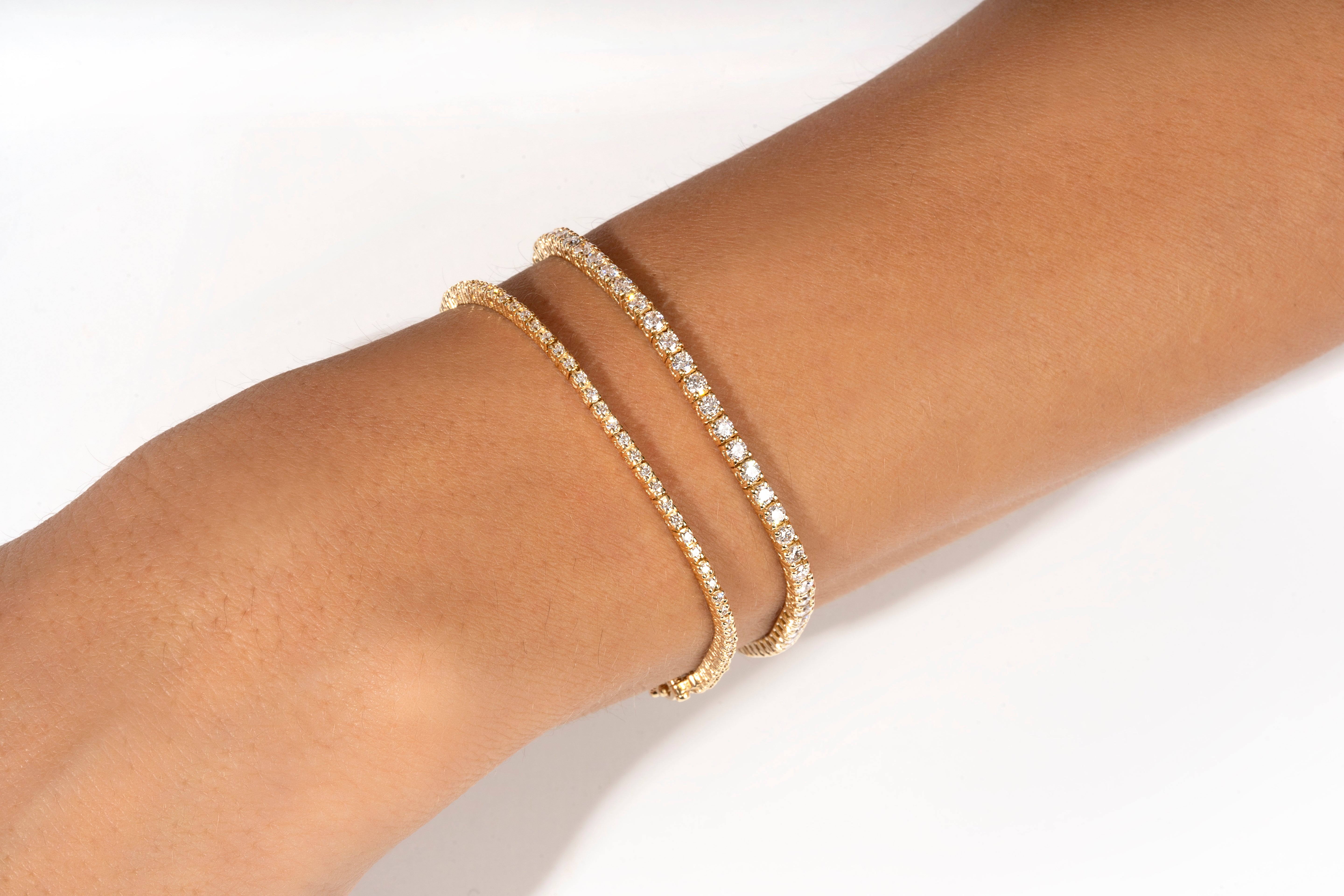 14K Classic Diamond Tennis Bracelet