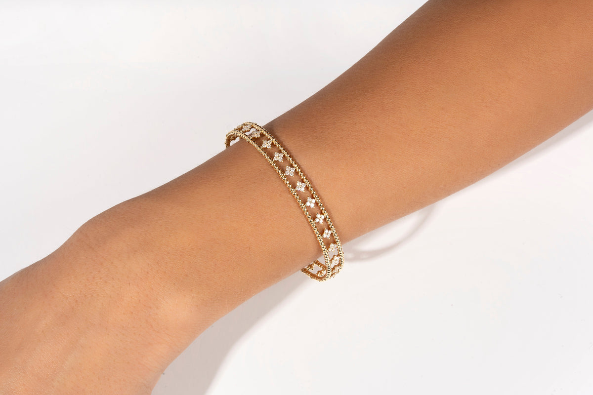 14K Flexi Starlight Bangle | Restivo Jewelers