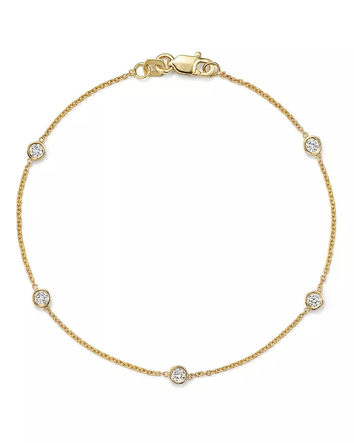 14K Diamonds by the Yard Bracelet | Restivo Jewelers