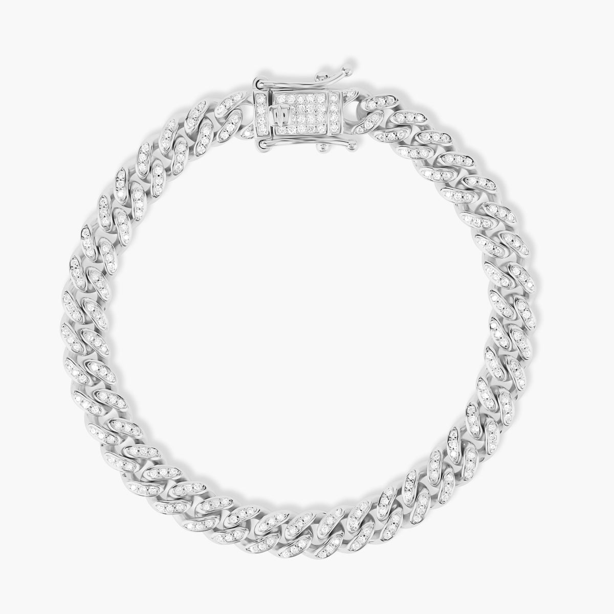 Baby CZ Iced Cuban Bracelet | Restivo Jewelers
