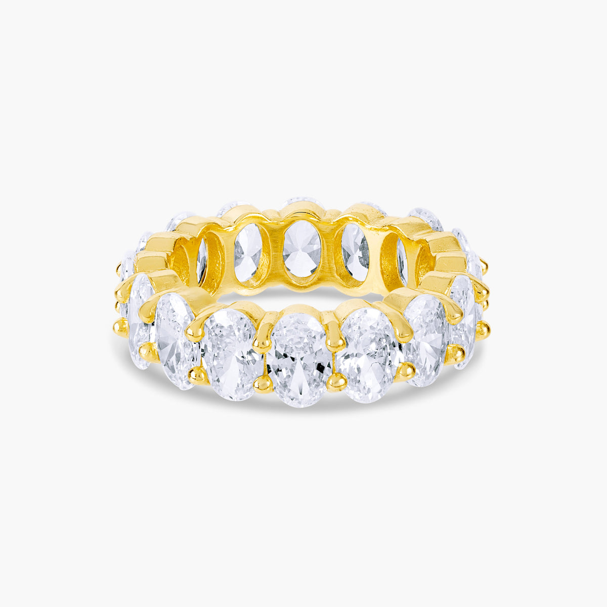 Big Oval CZ Band | Restivo Jewelers