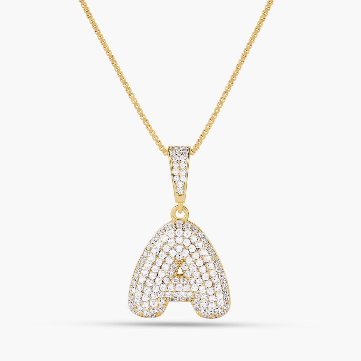 Bubble Letter Necklace | Restivo Jewelers