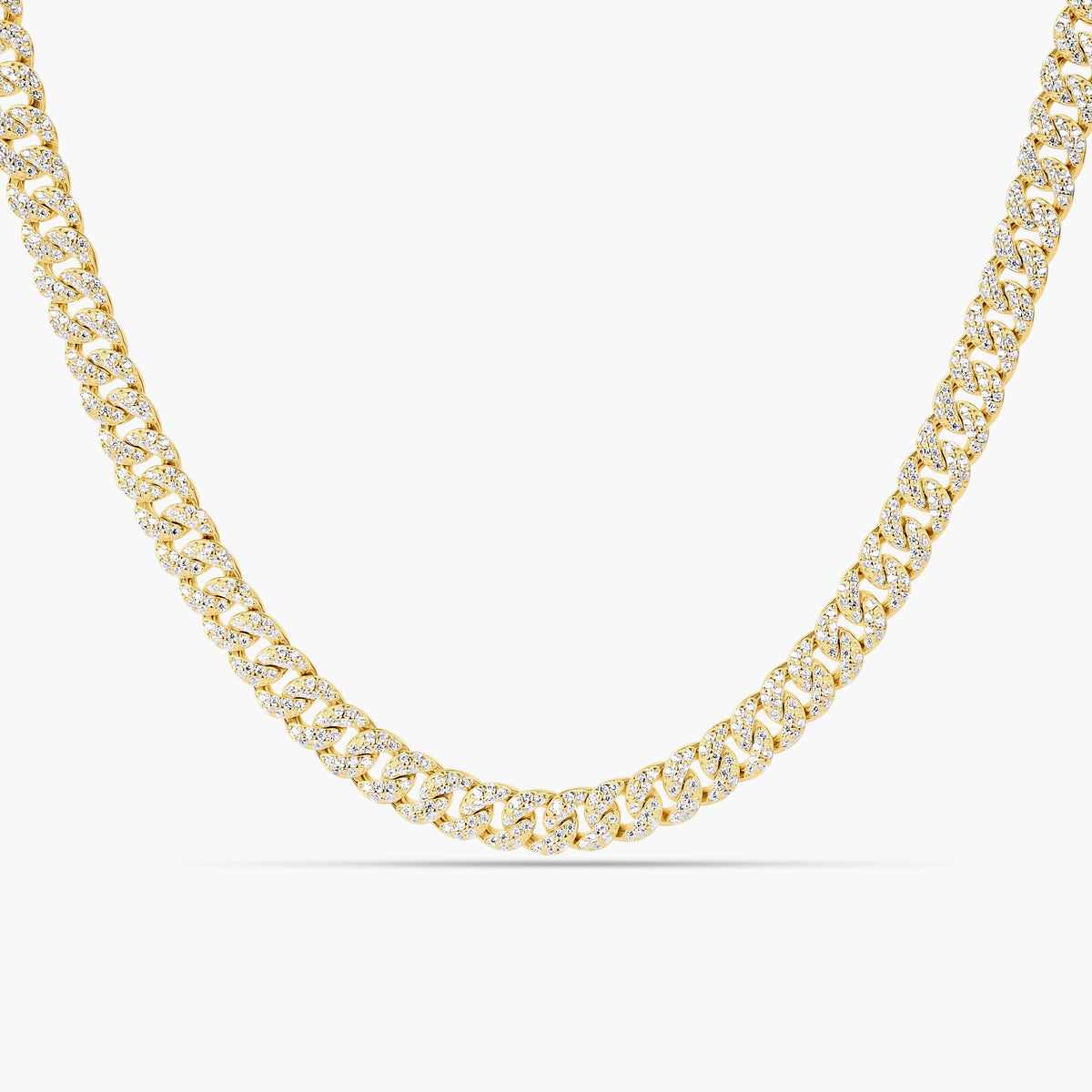 CZ Cuban Choker Necklace | Restivo Jewelers