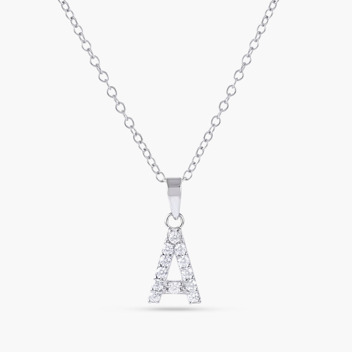 Classic CZ Initial | Restivo Jewelers