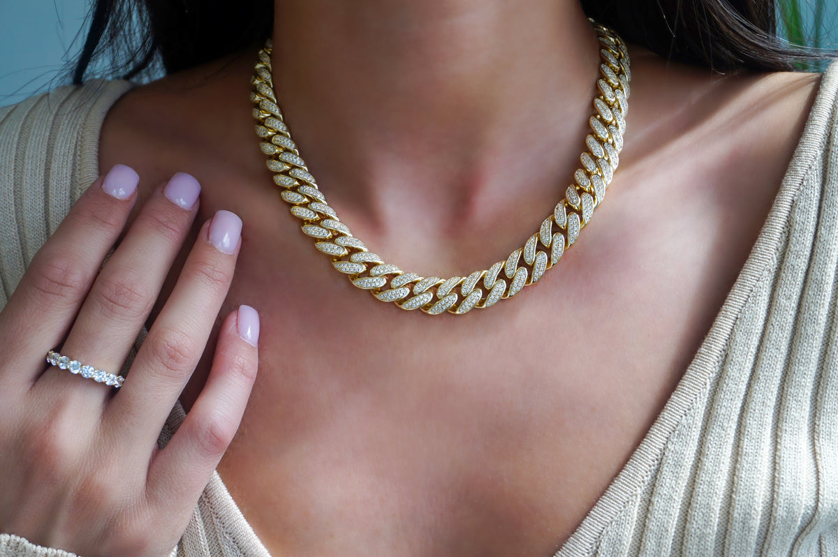 Iced Cuban Necklace | Restivo Jewelers
