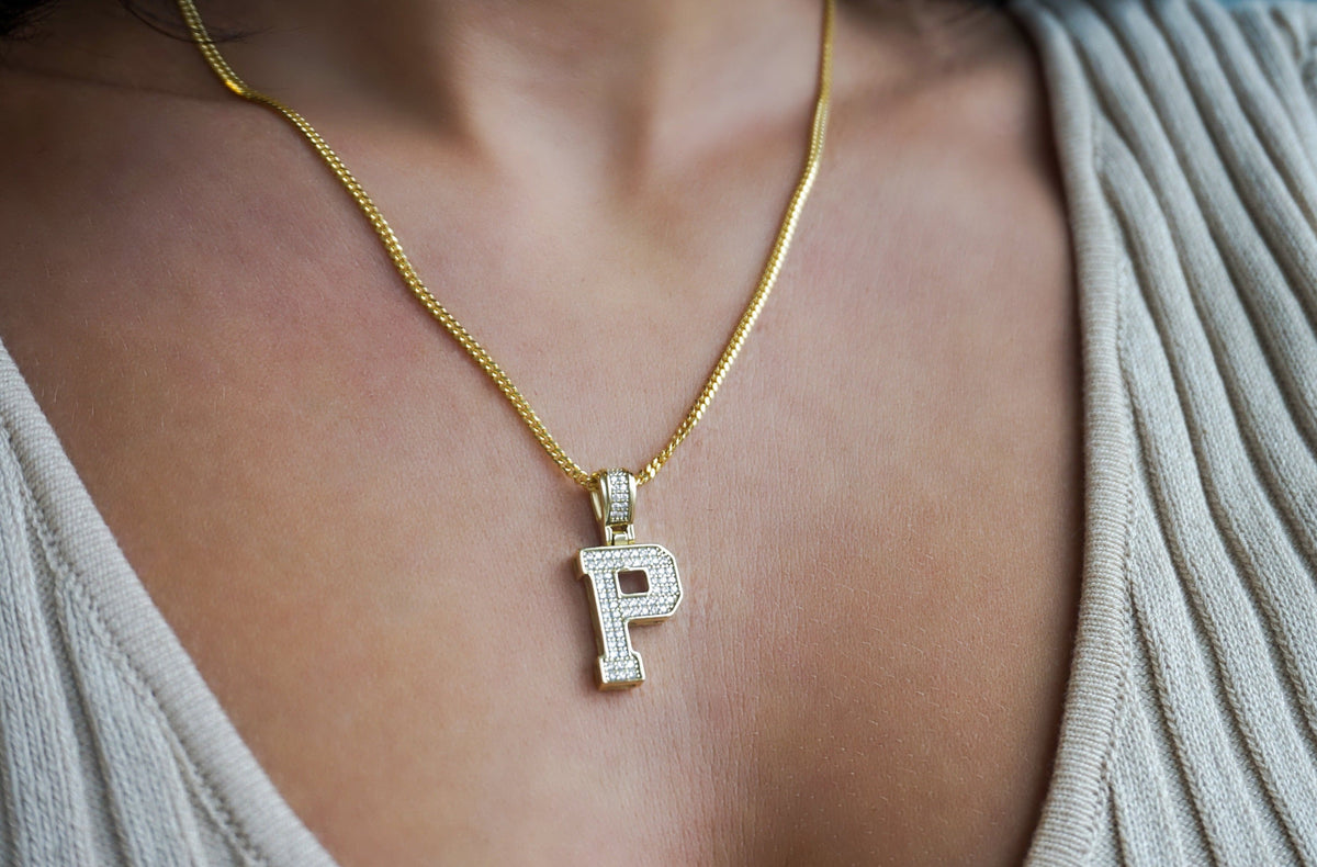 Varsity Letter Necklace | Restivo Jewelers