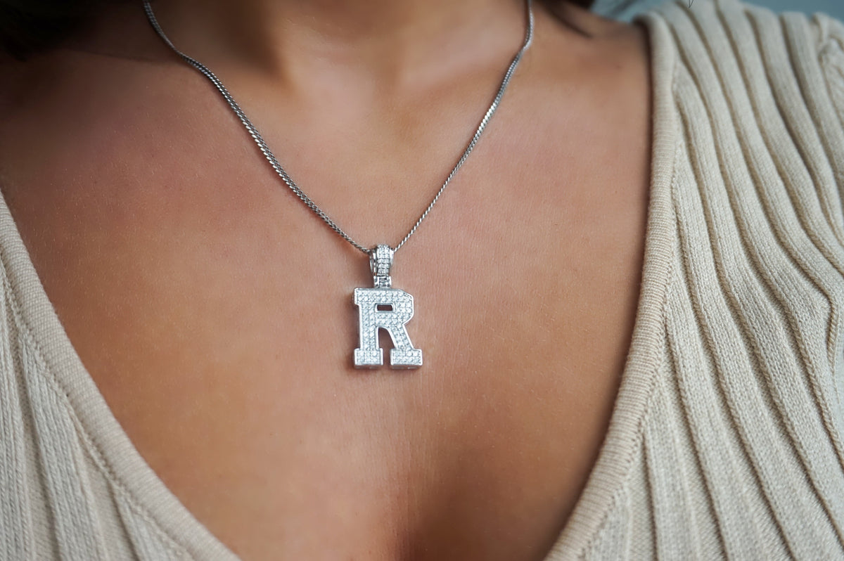 Varsity Letter Necklace | Restivo Jewelers