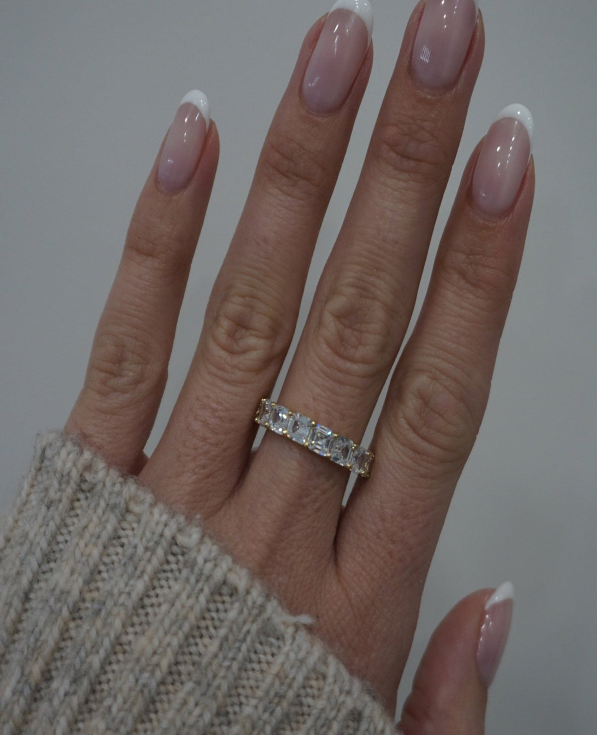 Asscher Cut CZ Band | Restivo Jewelers