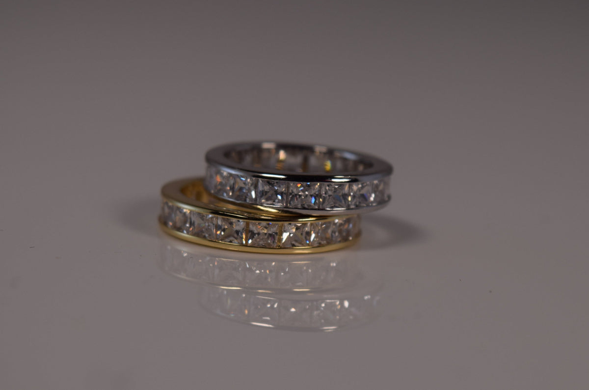 Princess Bezel Band | Restivo Jewelers
