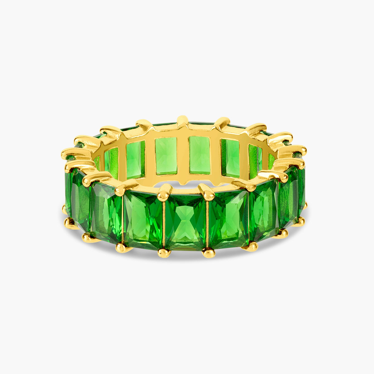 Emerald CZ Band | Restivo Jewelers