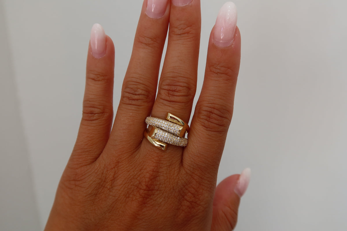 Pavé Stacked Ring | Restivo Jewelers