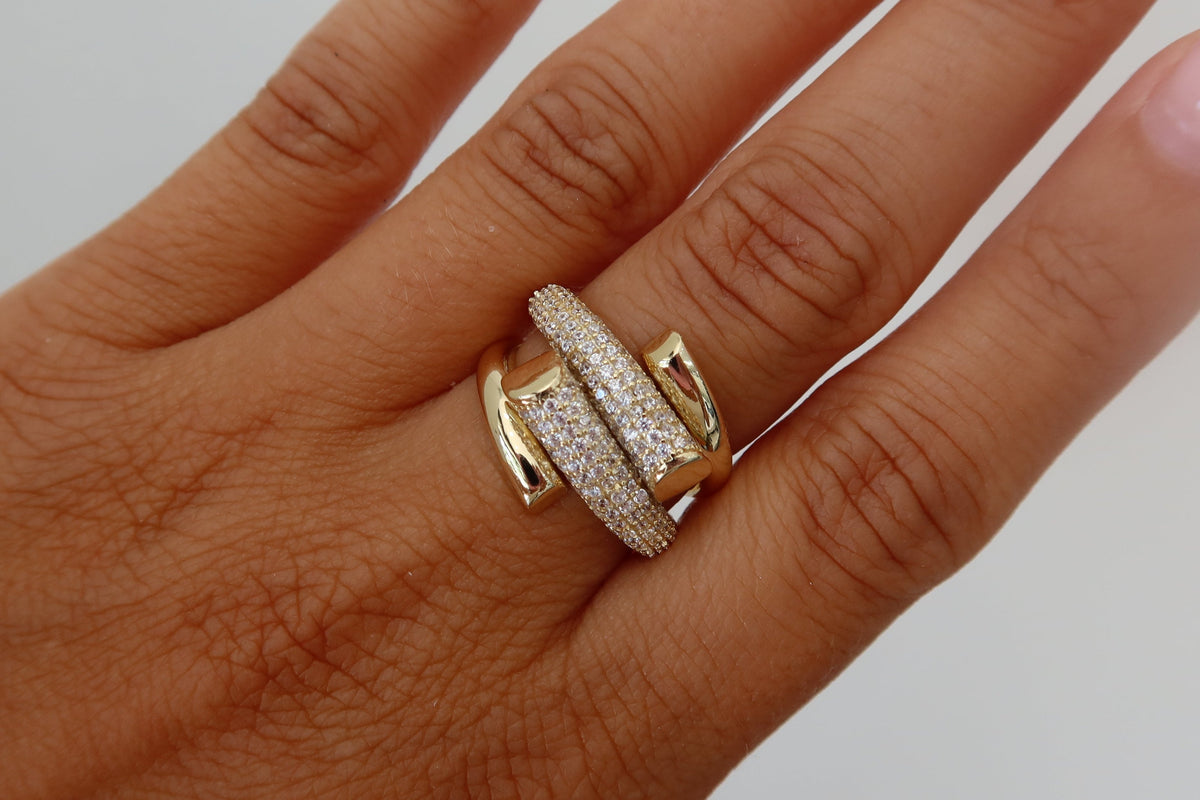 Pavé Stacked Ring | Restivo Jewelers