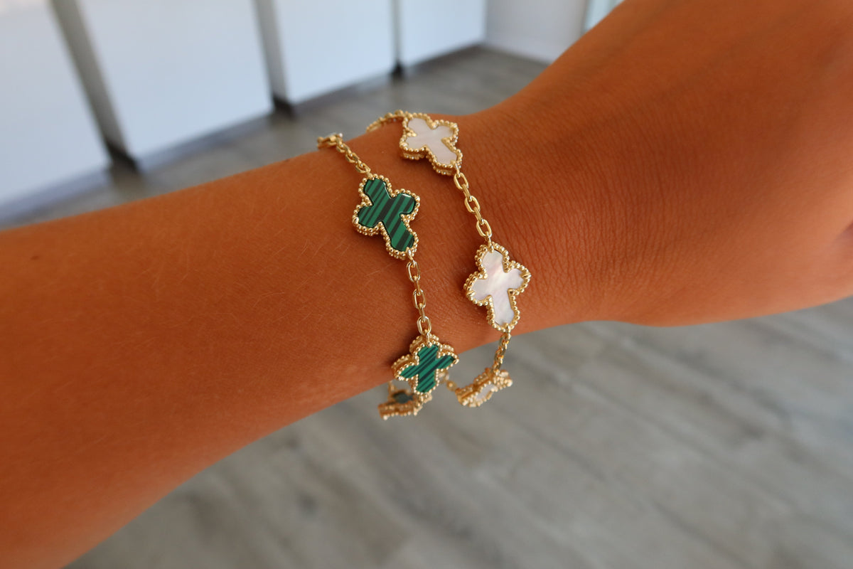 Five Cross Bracelet | Restivo Jewelers