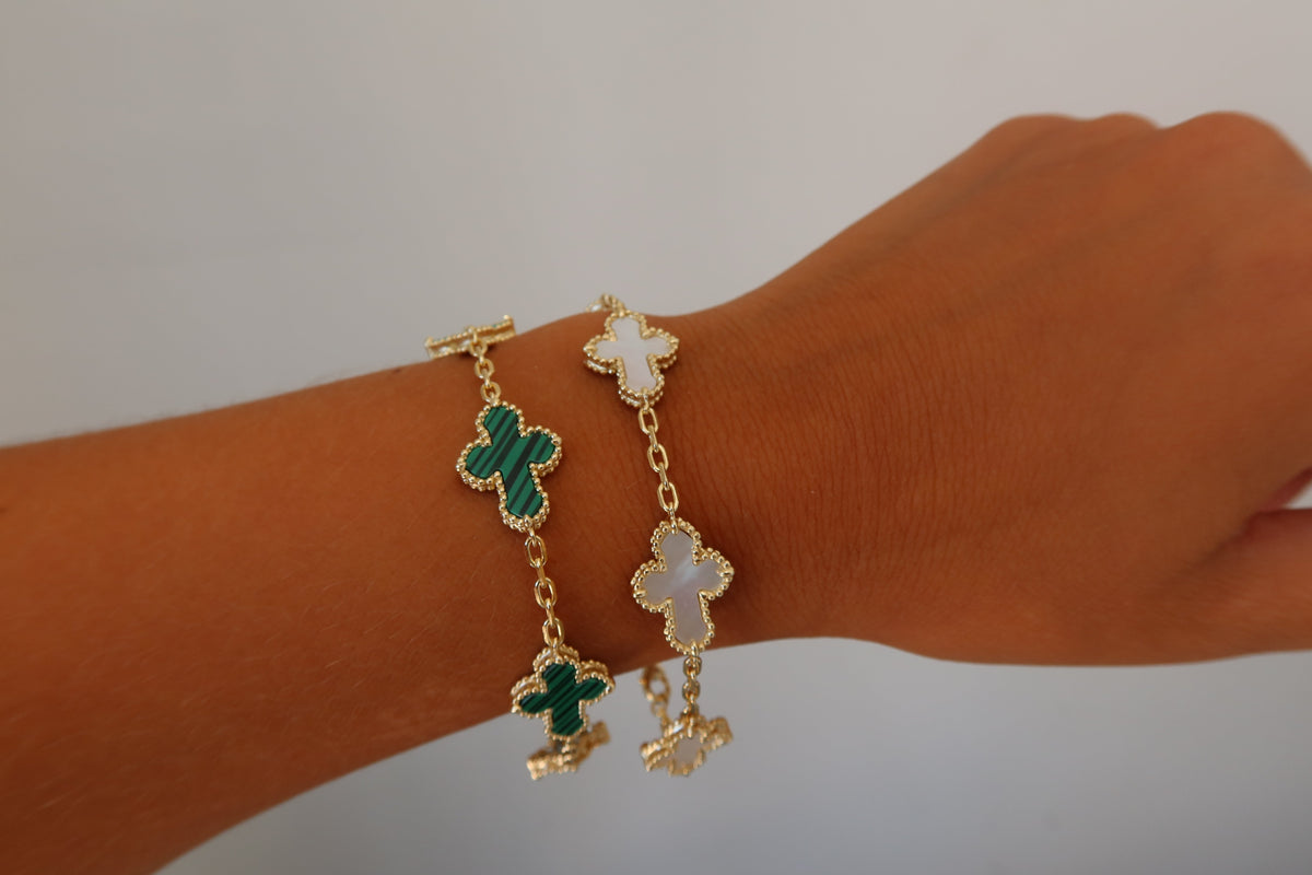 Five Cross Bracelet | Restivo Jewelers