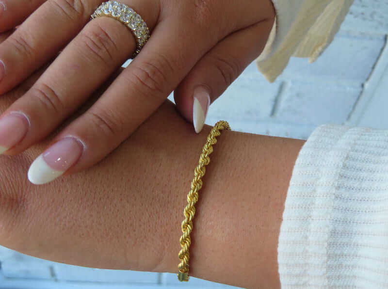Classic Rope Chain Bracelet | Restivo Jewelers