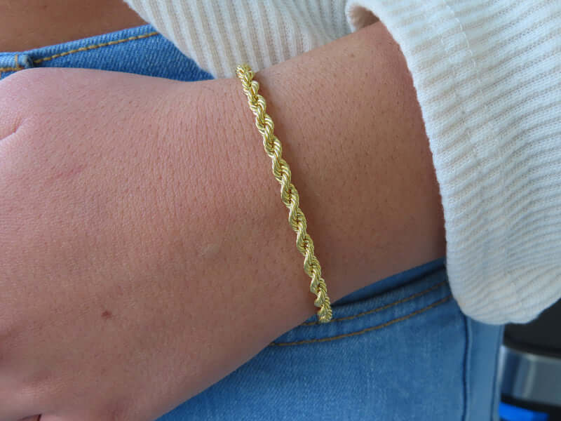 Classic Rope Chain Bracelet | Restivo Jewelers