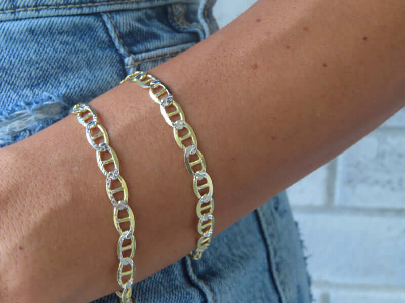 Flat Mariner Link Bracelet | Restivo Jewelers