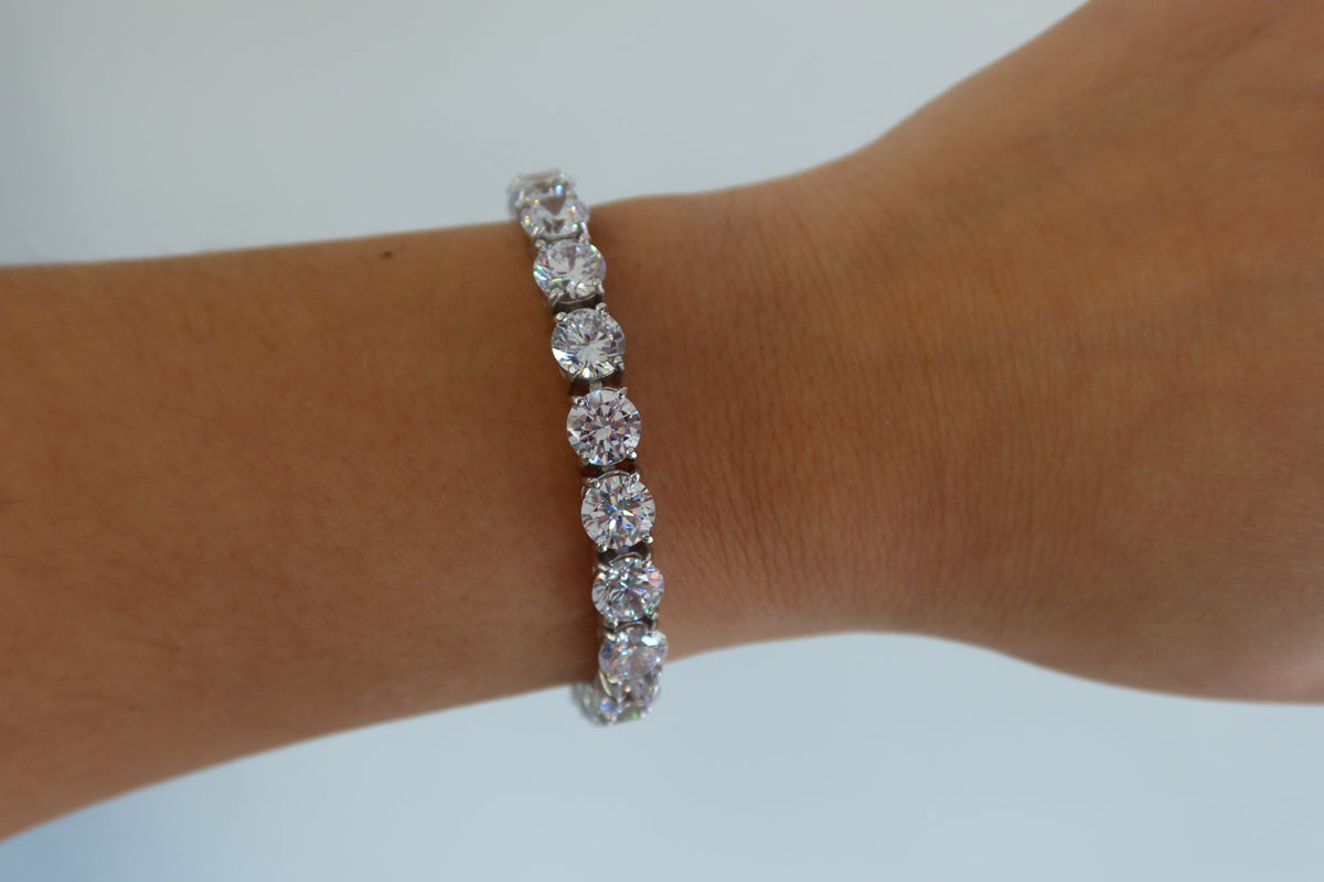 Big CZ Tennis Bracelet | Restivo Jewelers
