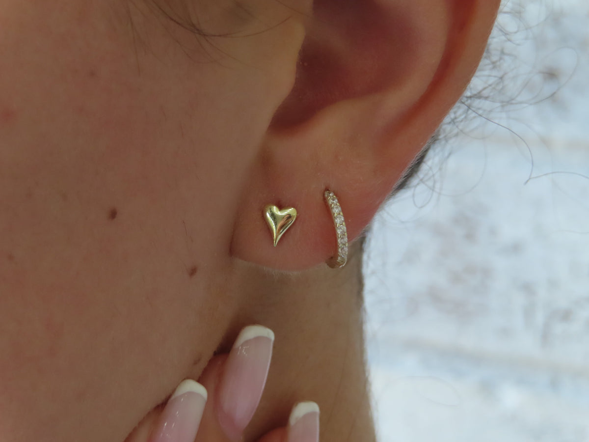 Lil Heart Studs | Restivo Jewelers