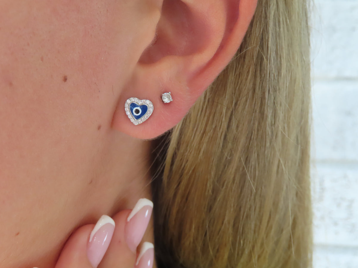 Evil Eye Studs | Restivo Jewelers