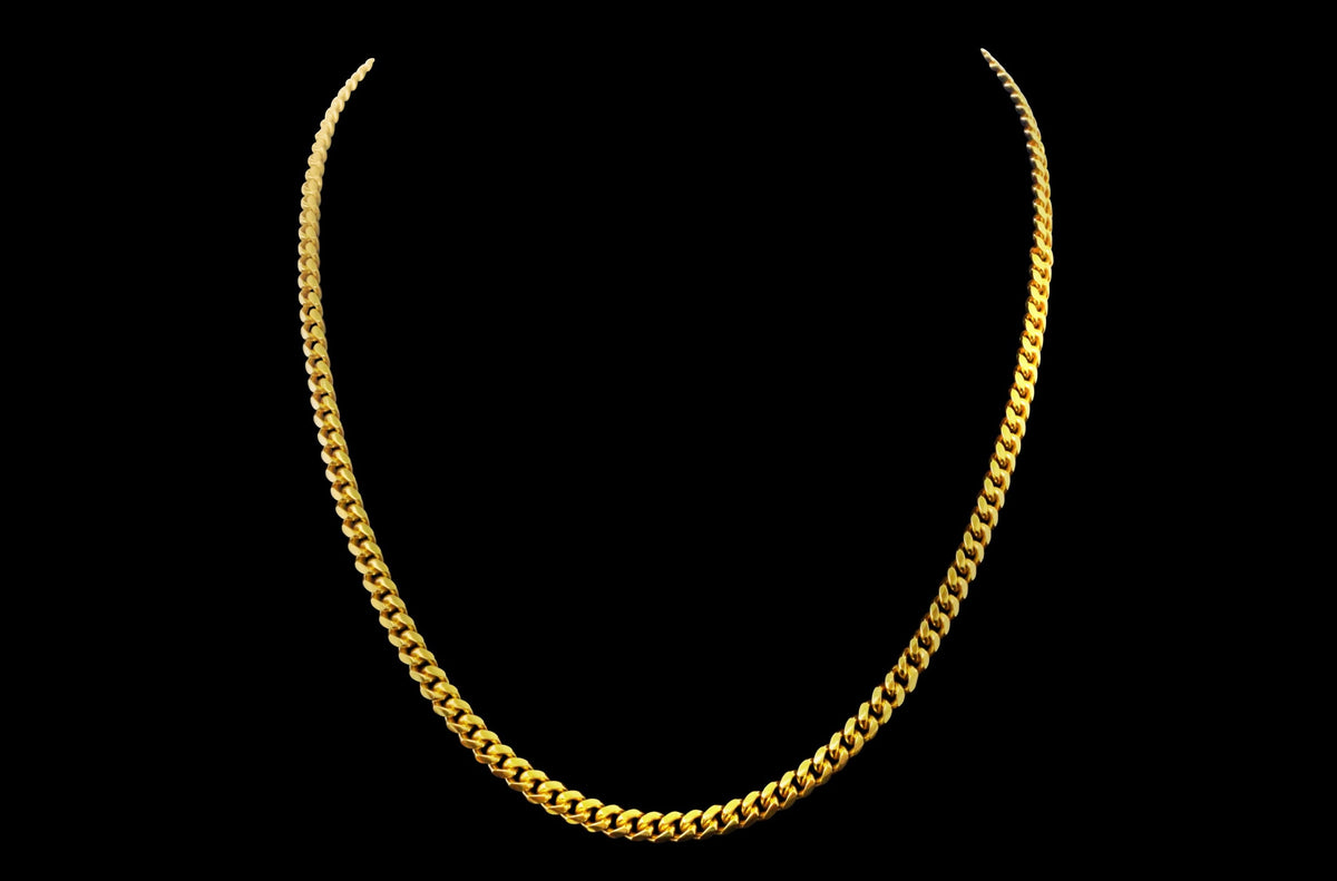 4mm Cuban Chain Necklace | Restivo Jewelers