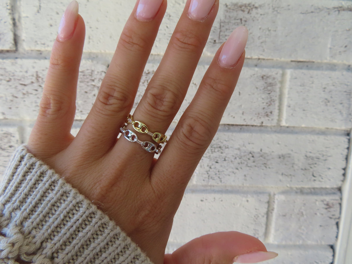 Mariner Baguette Ring | Restivo Jewelers