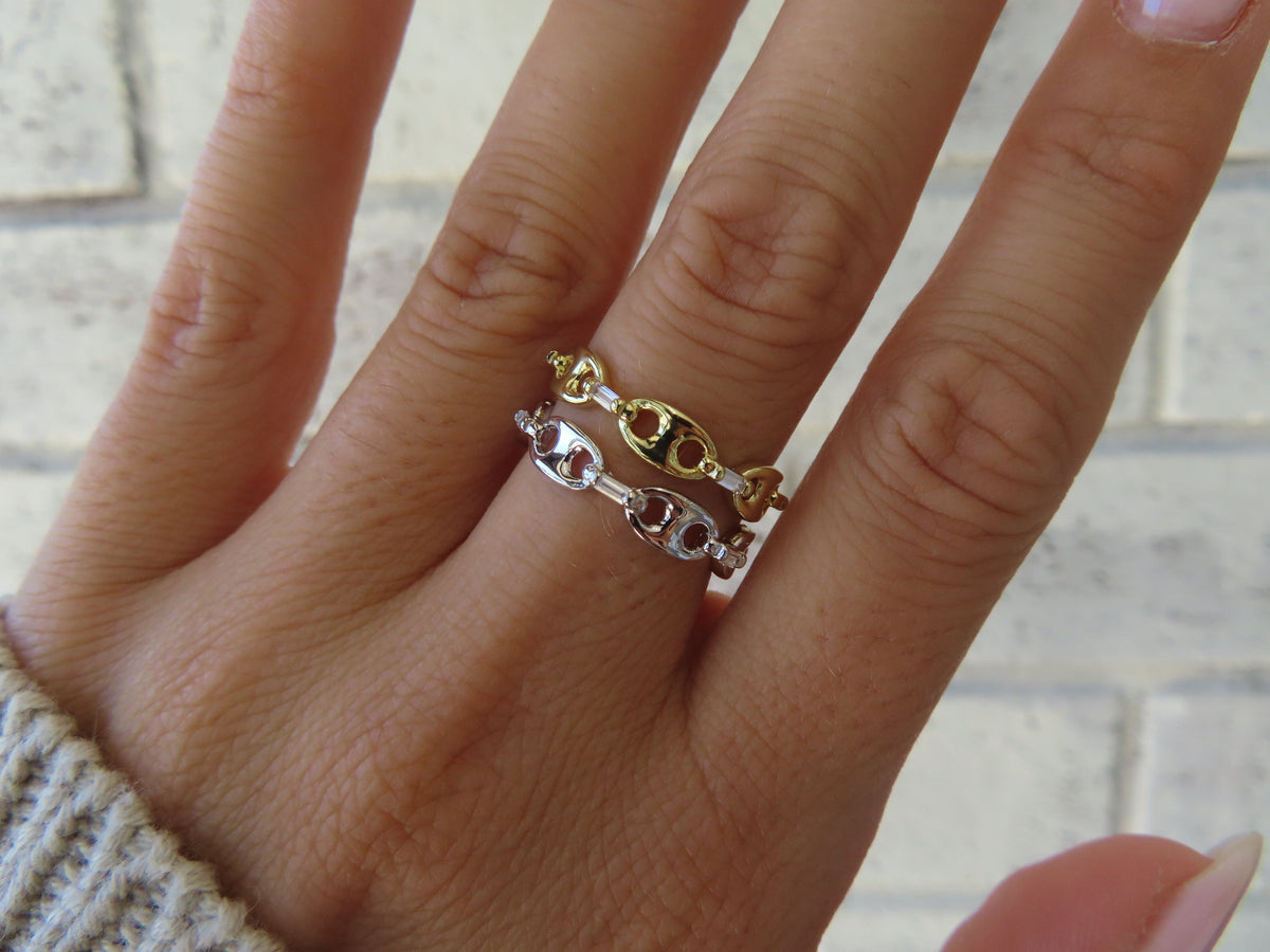 Mariner Baguette Ring | Restivo Jewelers
