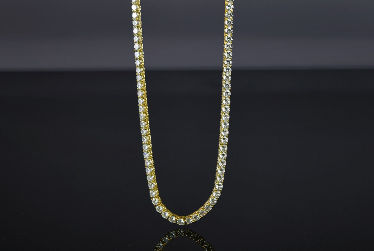 Men's CZ Tennis Necklace | Restivo Jewelers