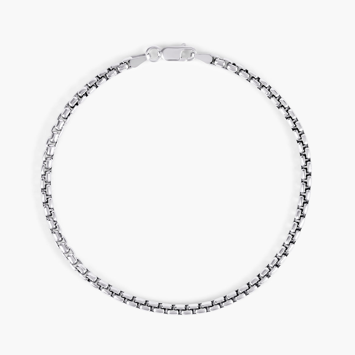 Men's Rounded Box Bracelet | Restivo Jewelers