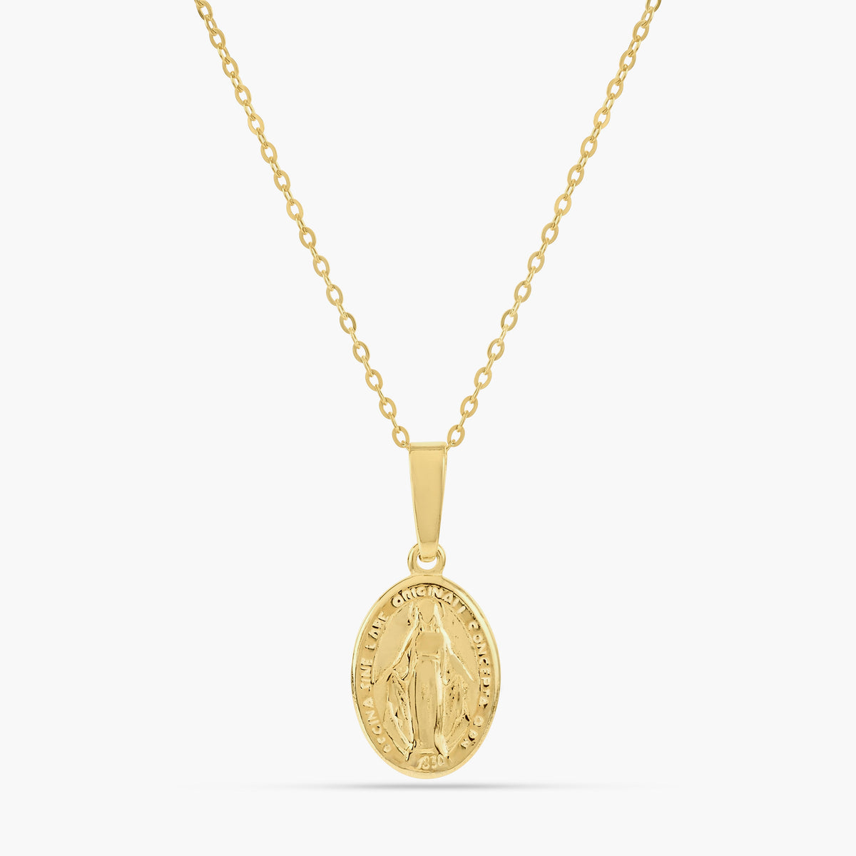 Mini Mary Necklace | Restivo Jewelers