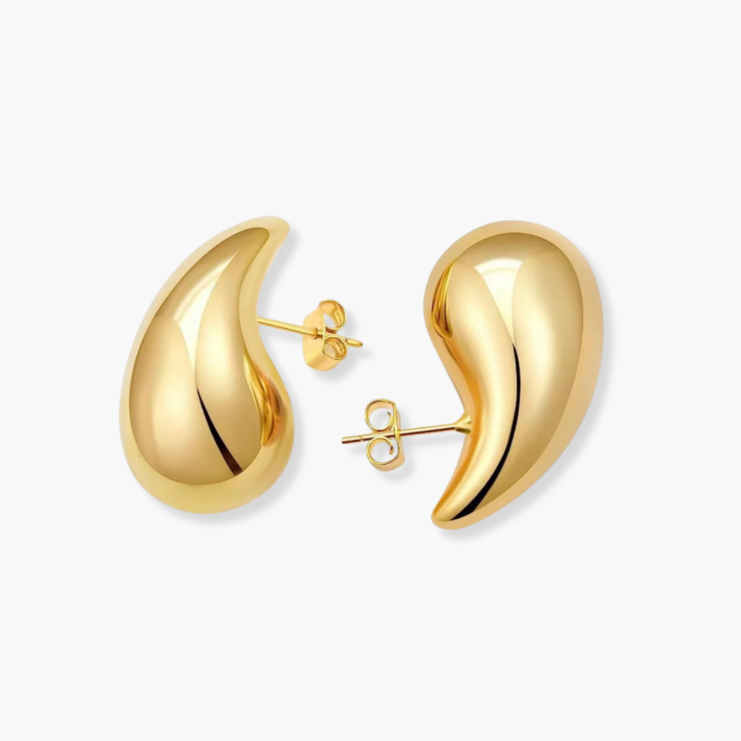Gold Droplet Earrings