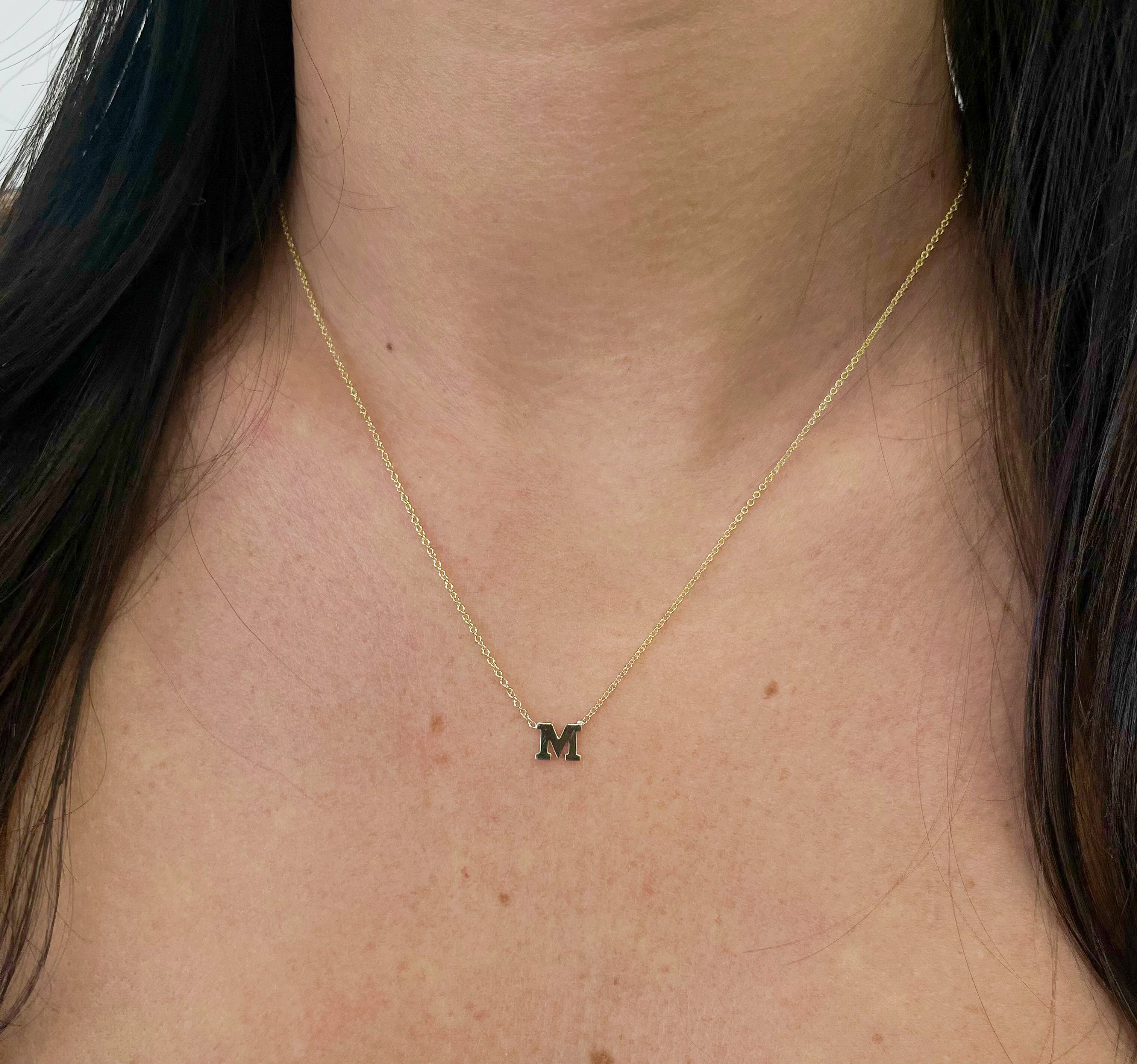 14K Mini Initial
