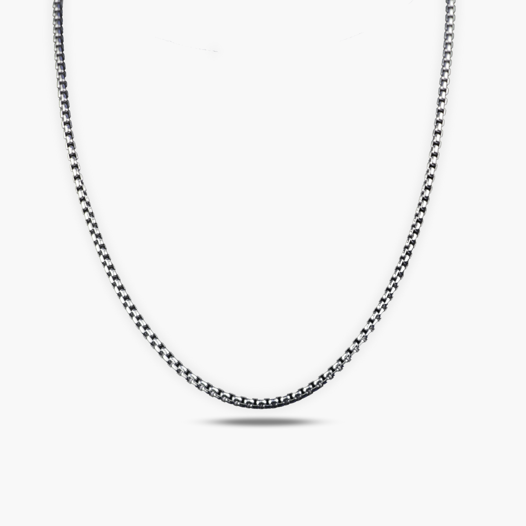 Men's Rounded Box Chain | Restivo Jewelers