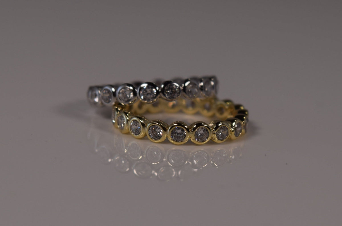 CZ Bezel Band | Restivo Jewelers