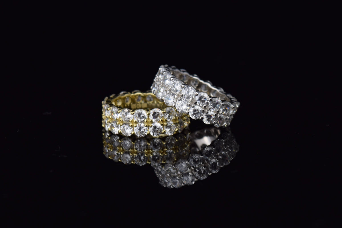Double Row CZ Band | Restivo Jewelers