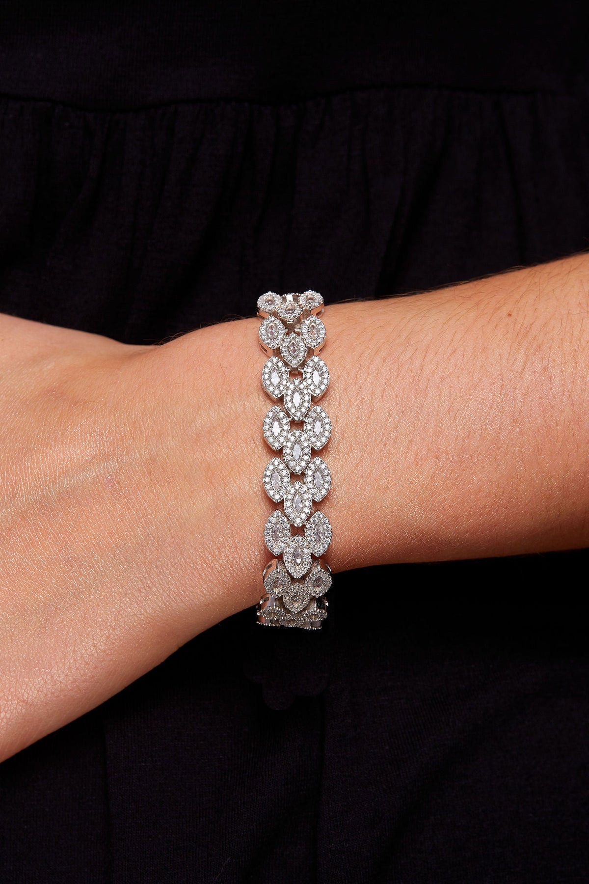 Marquise Triple Row Tennis Bracelet | Restivo Jewelers