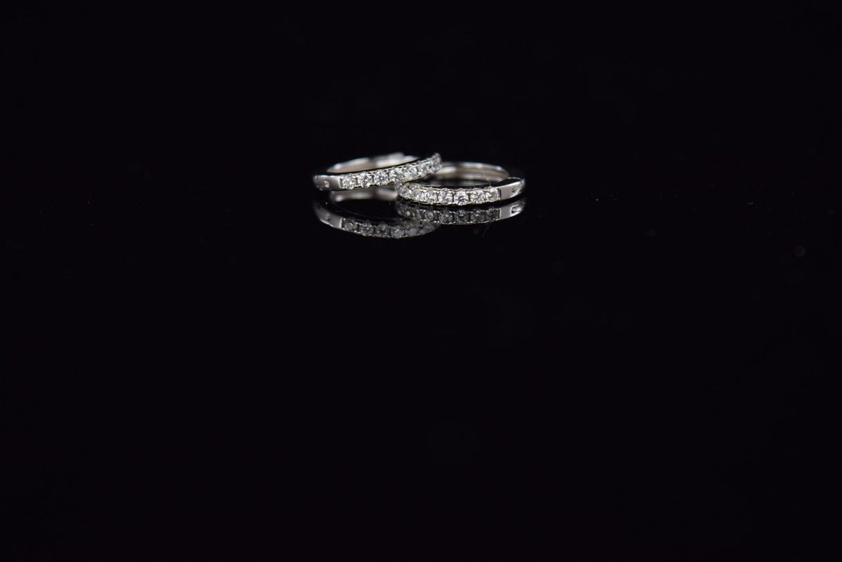 Essential CZ Huggies | Restivo Jewelers