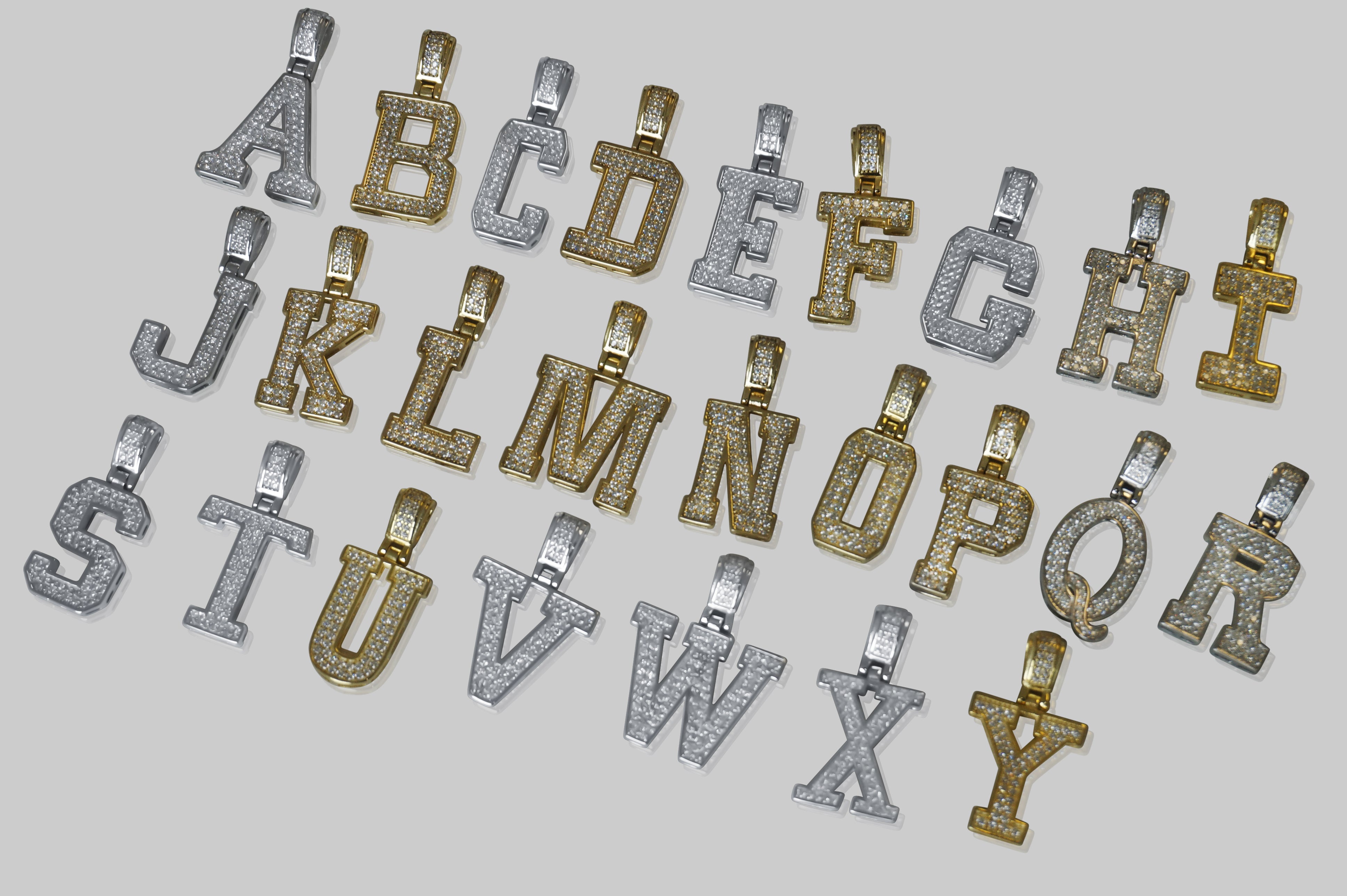 Varsity Letter Necklace