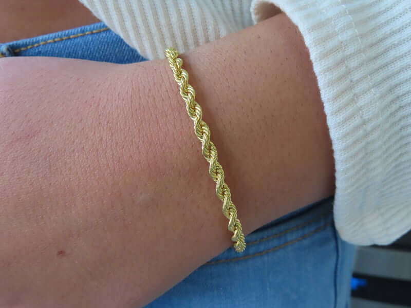 Classic Rope Chain Bracelet