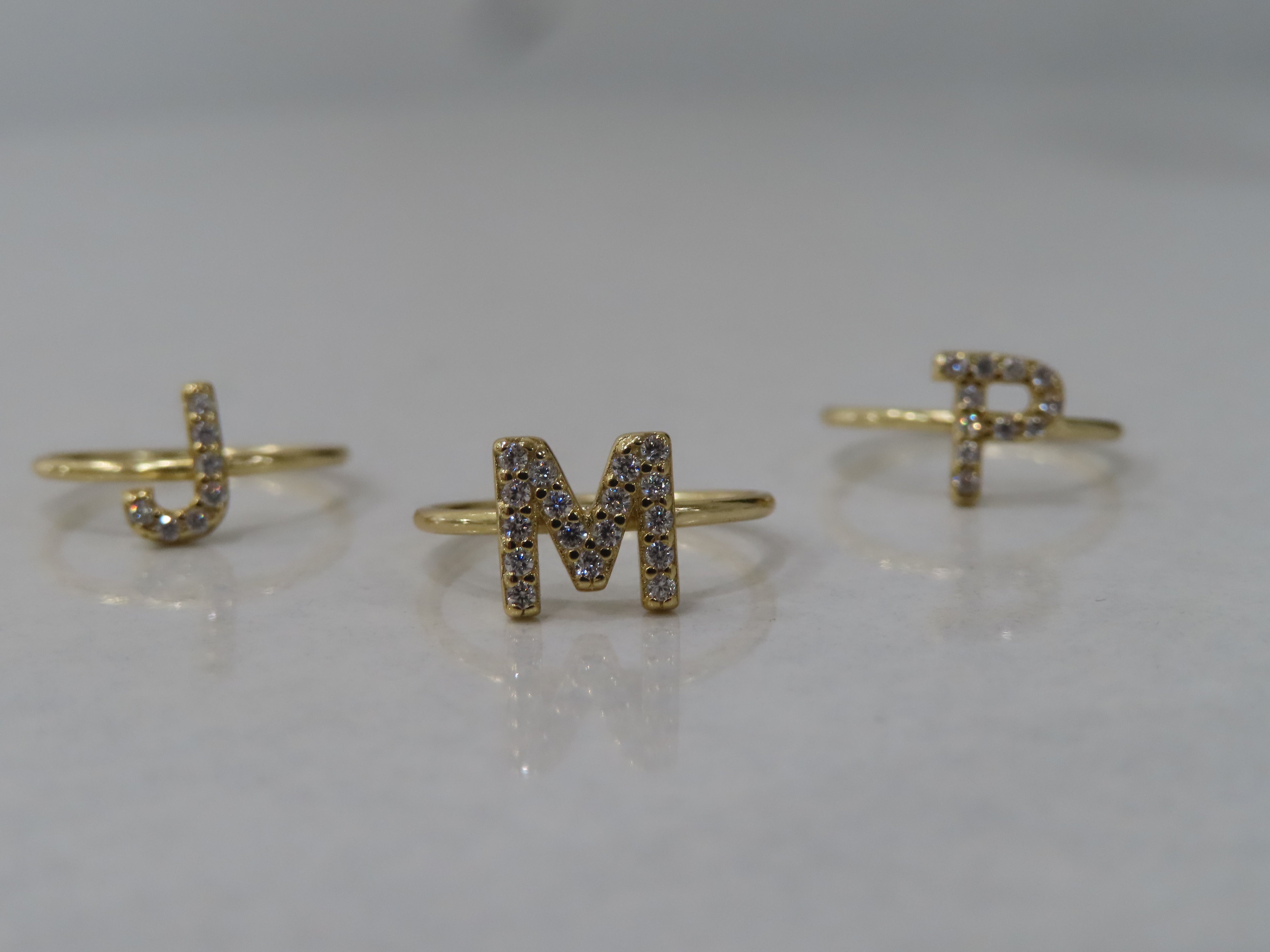 Initial Pinky Ring - SHOP PAIGE