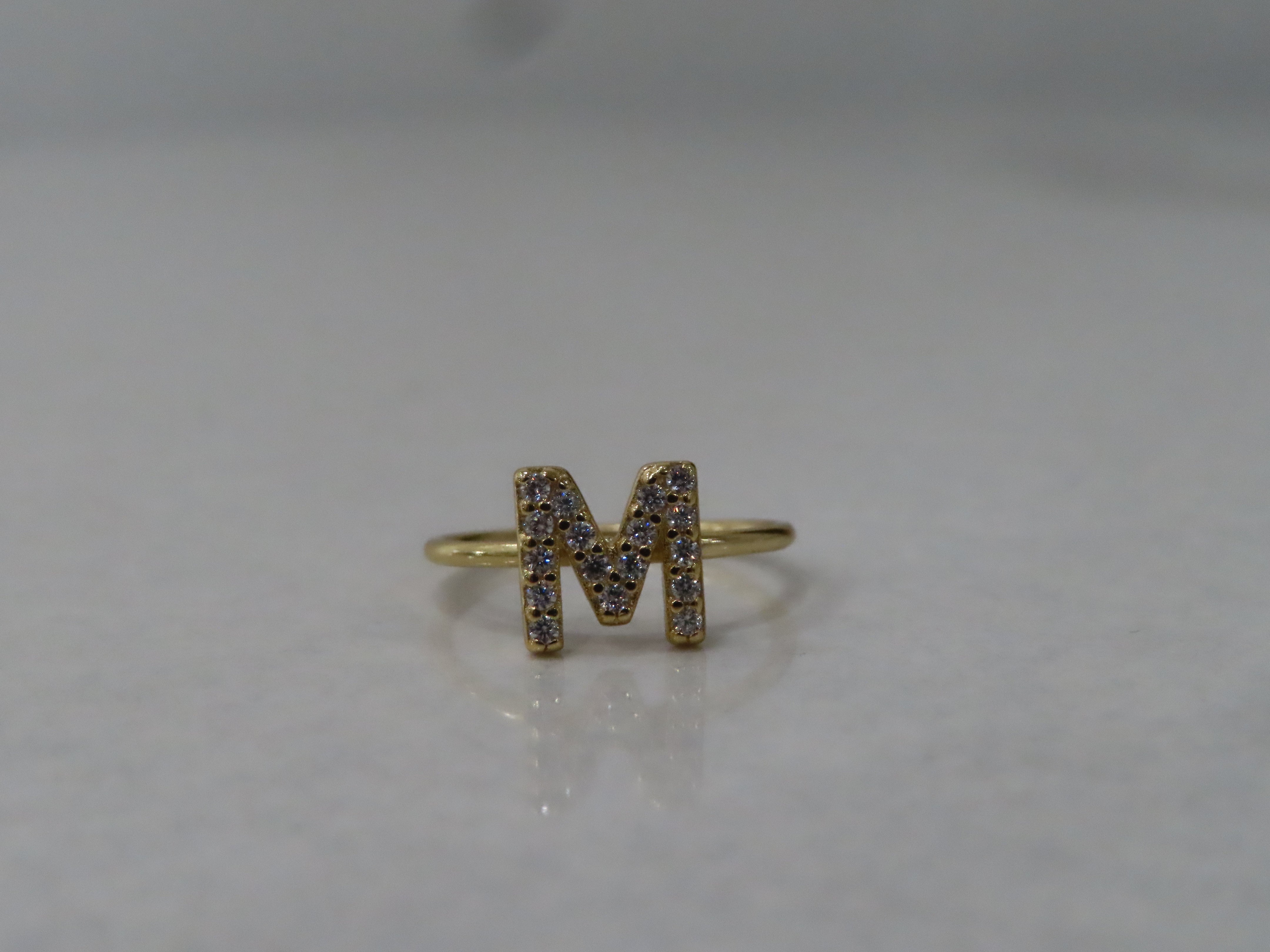 Initial Pinky Ring - SHOP PAIGE