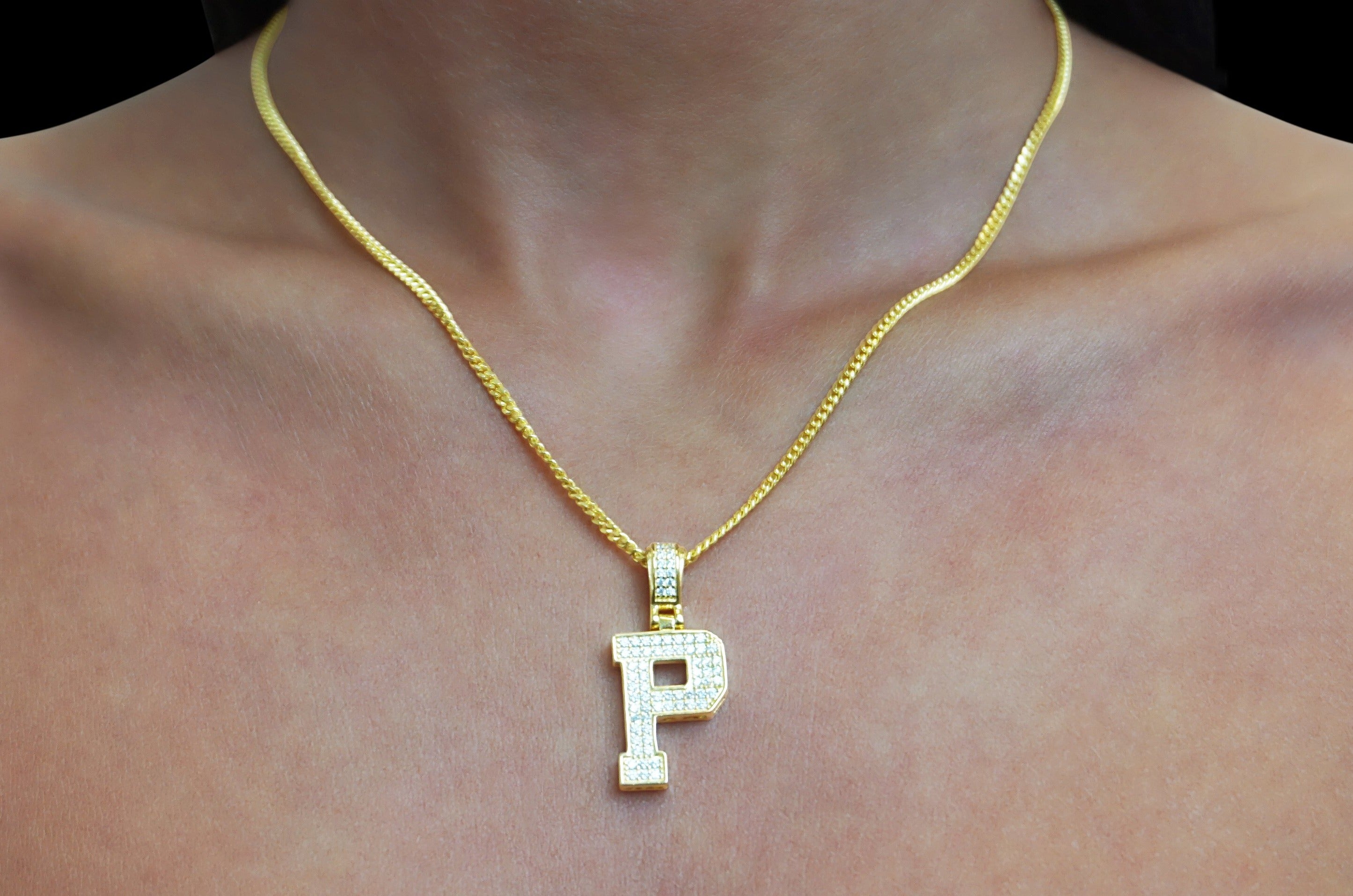 Varsity Letter Necklace