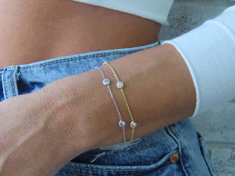 CZ By the Yard Bracelet