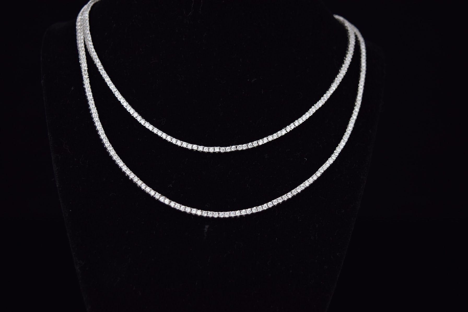 ‘MINI CLASSIC TENNIS NECKLACE' - SHOP PAIGE