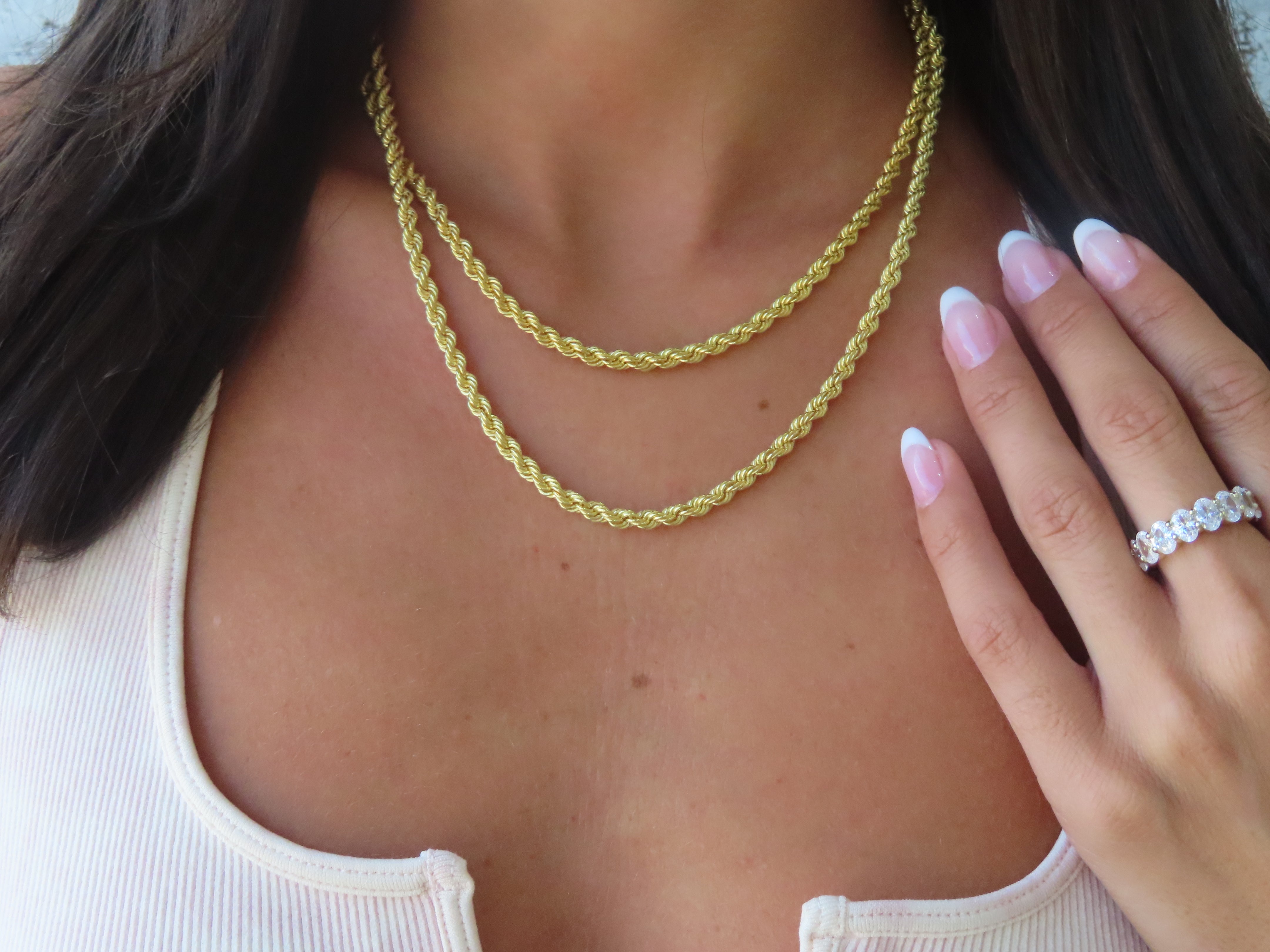 Gold Vermeil Rope Chain