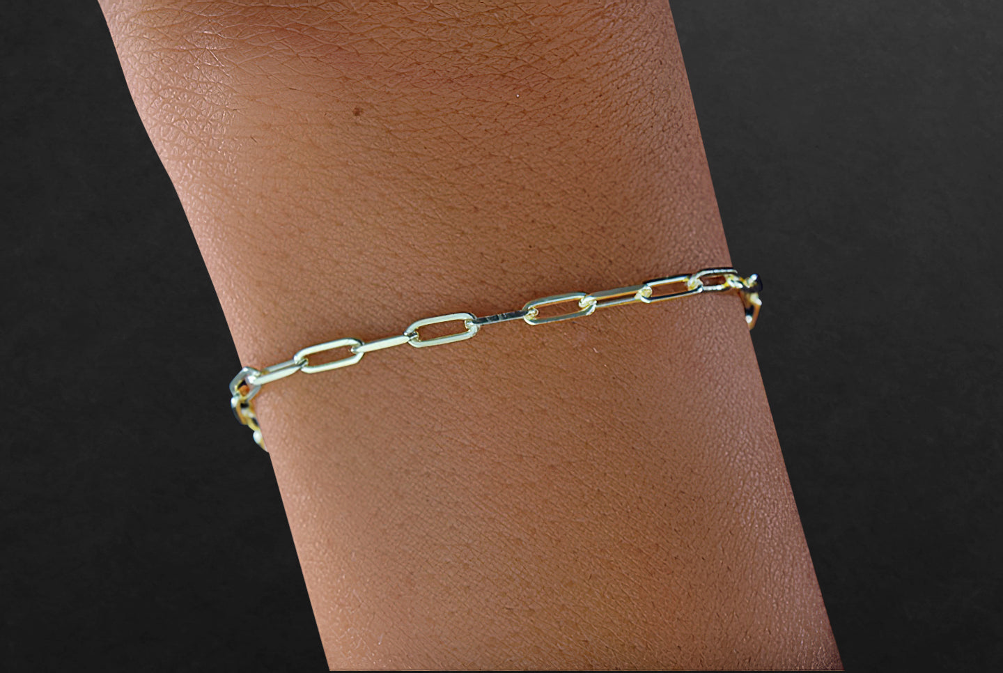 OPEN LINK CHAIN BRACELET