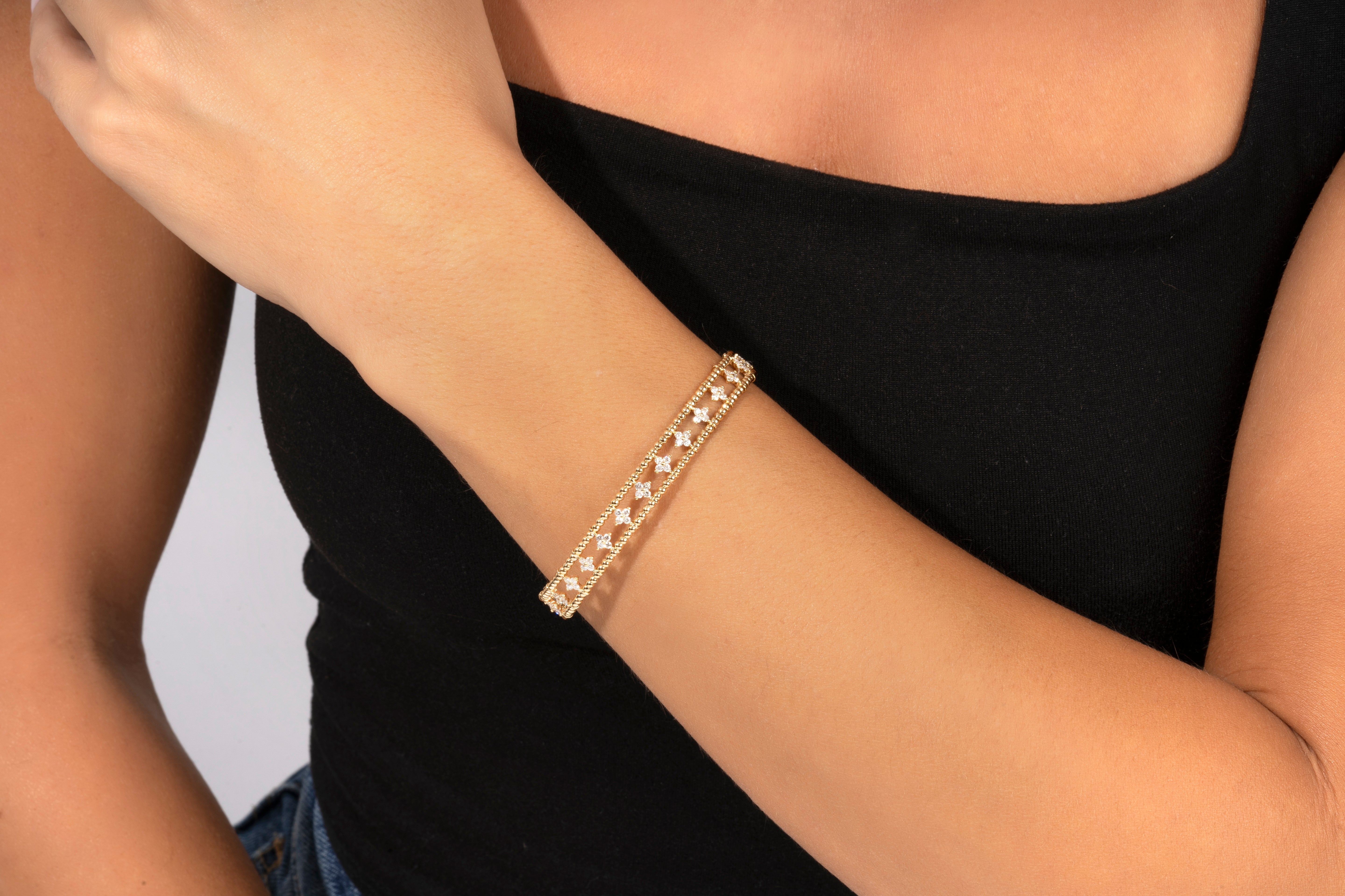 14K Flexi Starlight Bangle