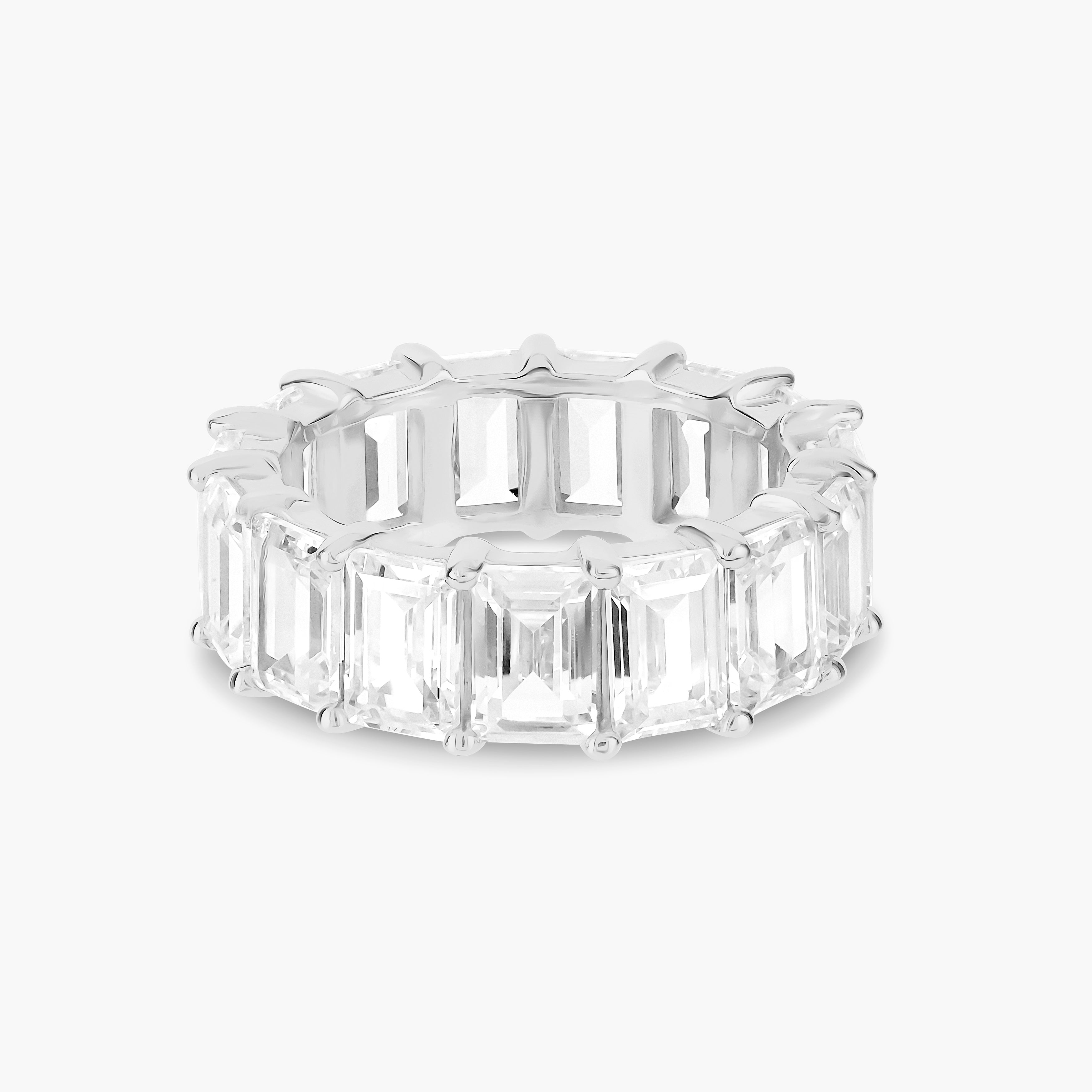 Emerald Cut CZ Band