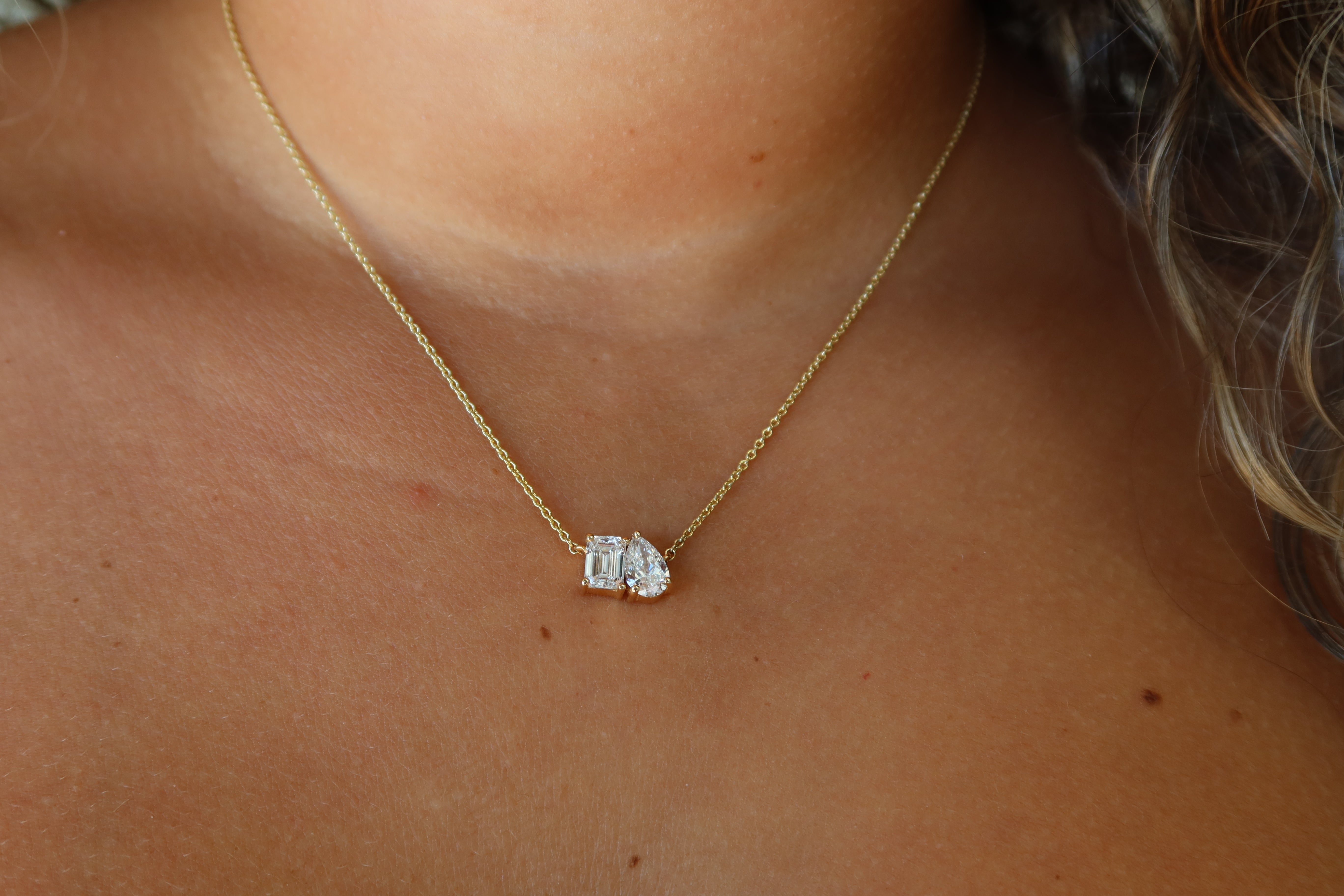 Toi Et Moi Necklace 2 CTW