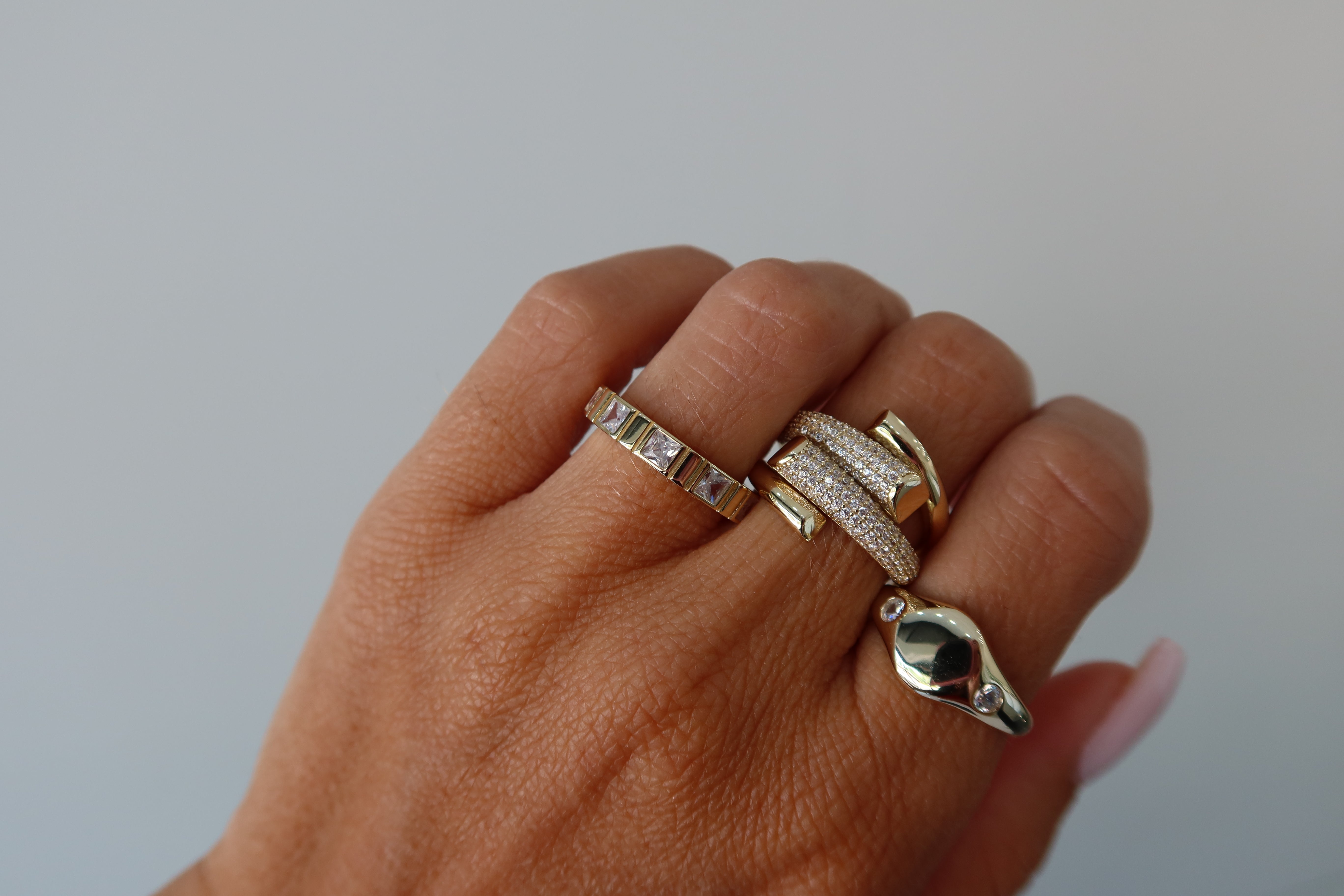 Pavé Stacked Ring